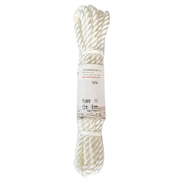 Robline fendertlina vit 3-slagen 2-pack 8mm x 2m