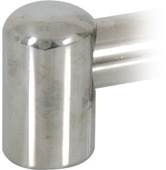 Räckeshållare RF stål Ø22mm stängd