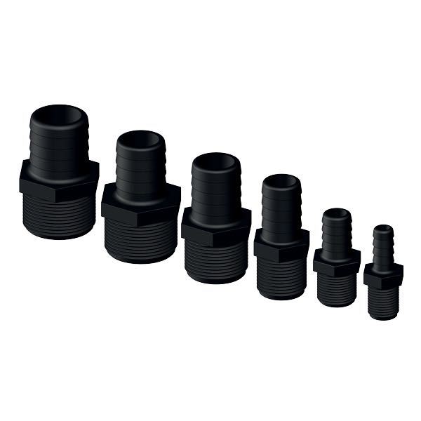 Trudesign Slangstos hane komposit svart 3/4" 22mm