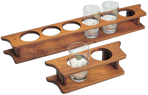 Glashållare för 4 glas 43x9x9 cm
