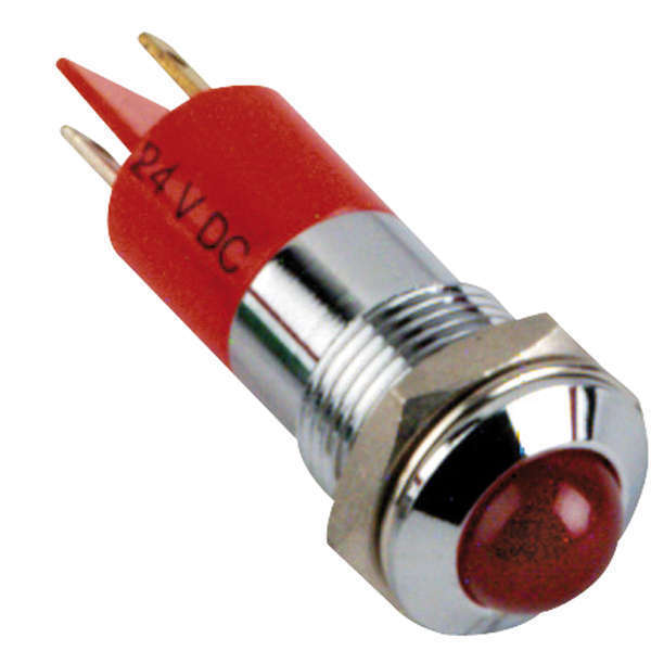 Kontrollampa röd, 12-24V