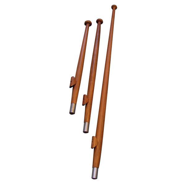 Flaggstång 60cm teak