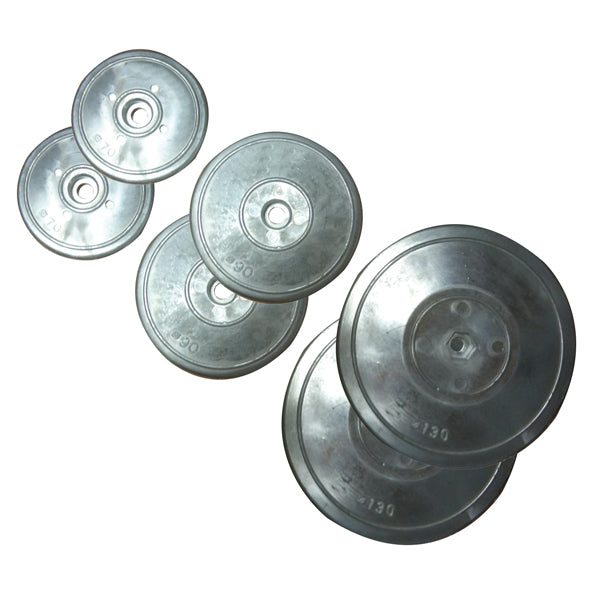 1852 Roderanod Zink Ø130mm 1030g 1 par