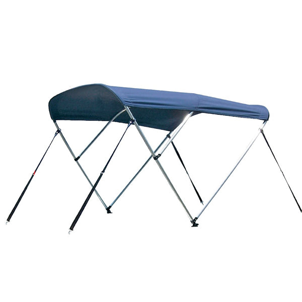 Bimini top 3-armad alurör Ø25mm blått L180 B210-220 H110cm