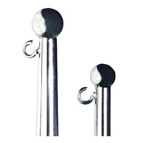 Flaggstång AISI 316 med klickmontering L-1200mm Ø25mm