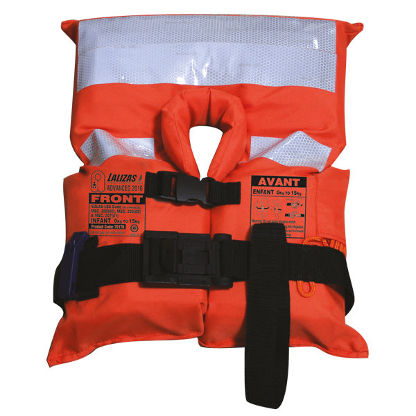Räddningsväst solas-godkänd lsa code 2010 -stl. 0-15 kg