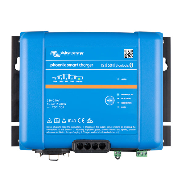 Victron Phoenix Smart IP43 laddare 12V 50A(3) kom ihåg 250856