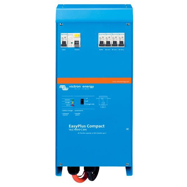 Victron växelriktare/laddare easyplus 12 V 1300 w/ 70-16amp