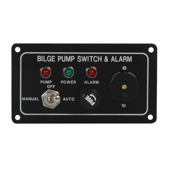 Pumppanel med akustiskt larm 12 V