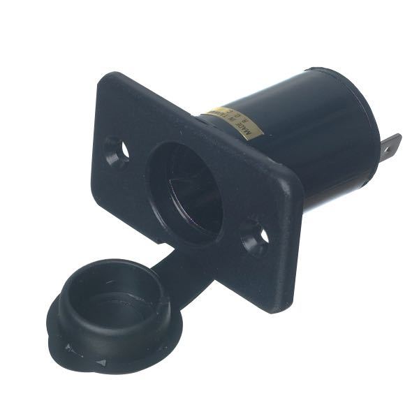 Socket installation modell plast stor 12 V 20Amp / 24 V 15Amp