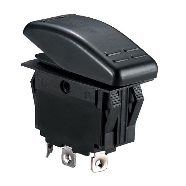 Kontakt 3-polig 12 V max 15a-(on)- off - on