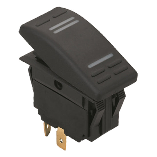 Kontakt 6-polig med LED on - off on 12 V max 15a
