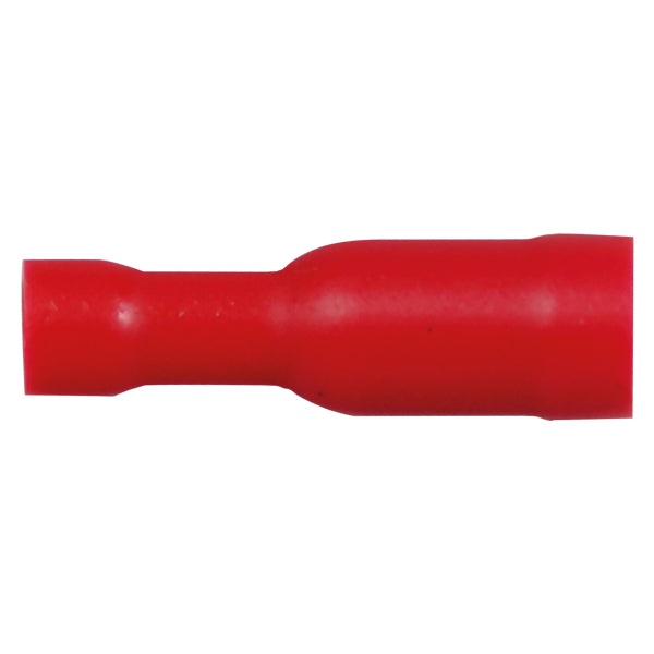 Honkontakt rund röd 4,0 mm 10 st