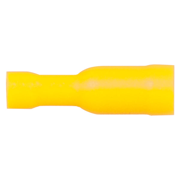 Honkontakt rund gul 5,0 mm 10 st