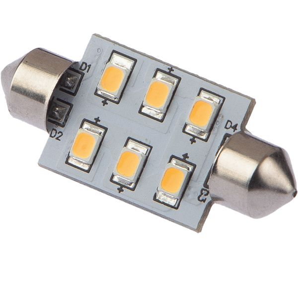 Nauticled spollampa 42mm 10-35vdc 1,2/10 W