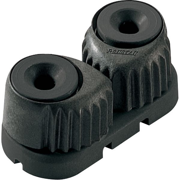 Ronstan Medelstor cleat, svart för 3-12 mm lina