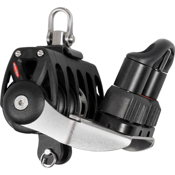 Ronstan Kvint med svirvel hundsvott skotlås serie 40, 9 mm