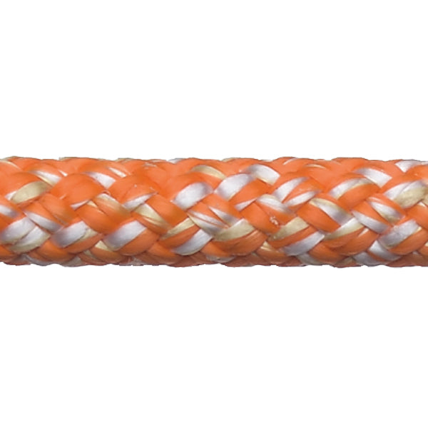 Robline Super Dinghy Sheet 7 mm Vit/Orange 100 m