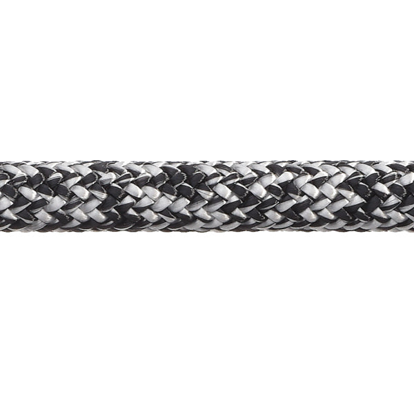 Robline Admiral 7000 Dyneema fall, 6mm svart/vit - 1m