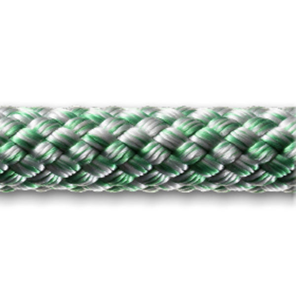 Robline Sirius 500 Allround lina, 12mm Silver/Grön - 1 m