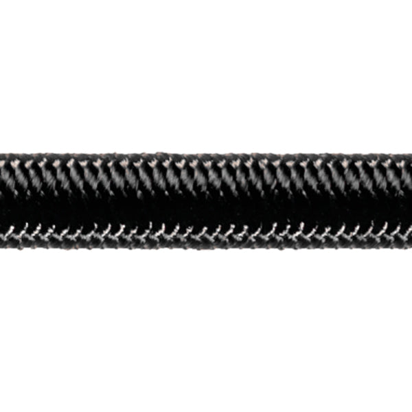 Robline elastisk lina 5 mm Svart 100 m
