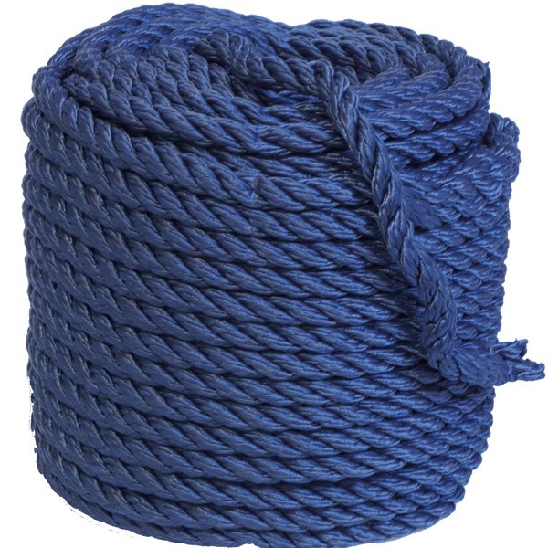 1852 P.P. 3-slagen marinblå Ø12 mm 30 m