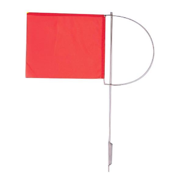 Vindvisare röd flagga 130 mm