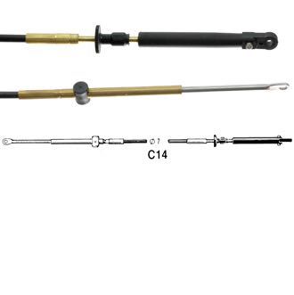 Ultraflex Reglagekabel c14 OMC, 17 fot