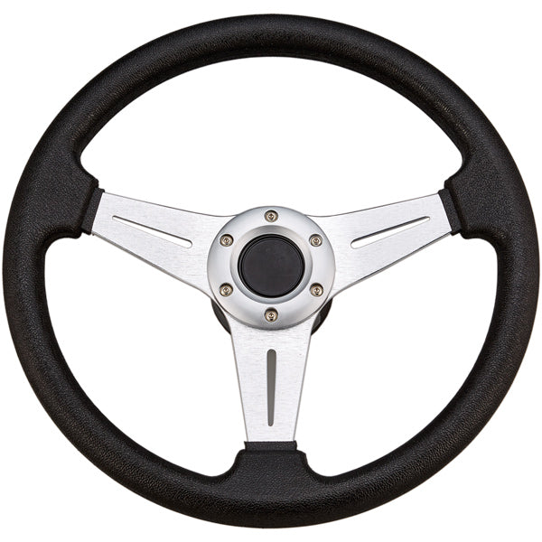 Sportratt svart med alu, Ø38 mm, med 3/4" std. nav