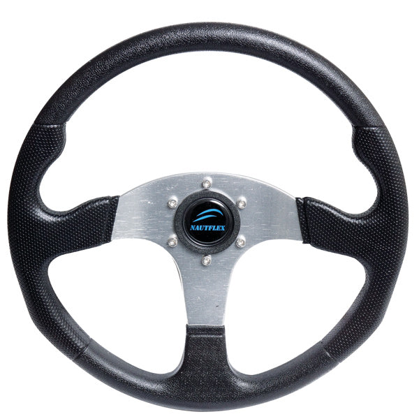 Sportratt svart, Ø343mm, med 3/4" std. nav