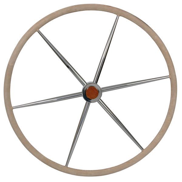Stålratt med läder Ø100 cm