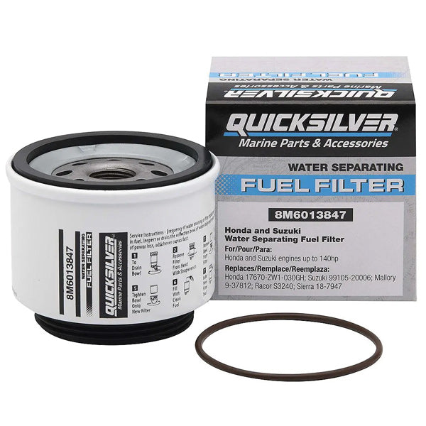 Quicksilver 8M6013847 Bränslefilter - Honda och Suzuki motorer