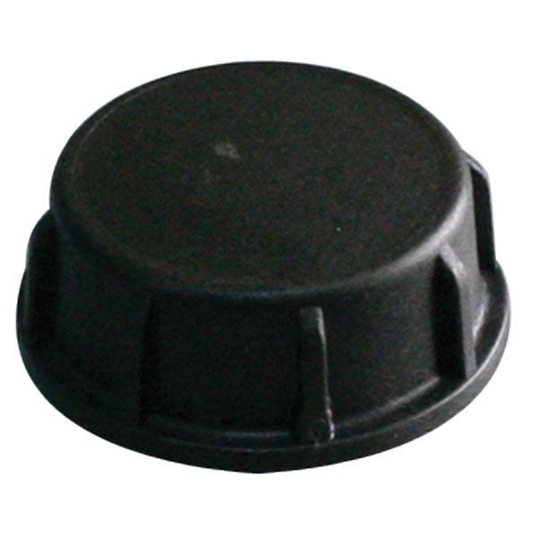 Plastlock svart 1 1/2" gänga