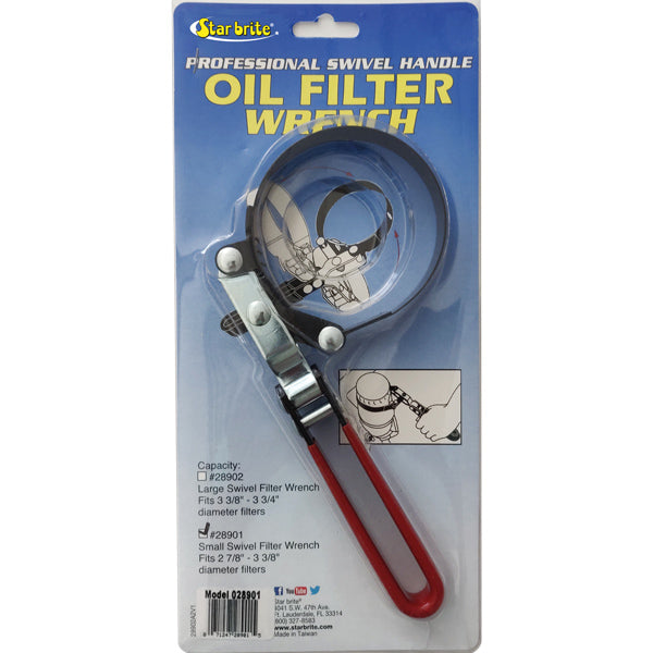 Star Brite oljefiltertång, Ø7,3 - 8,57 cm
