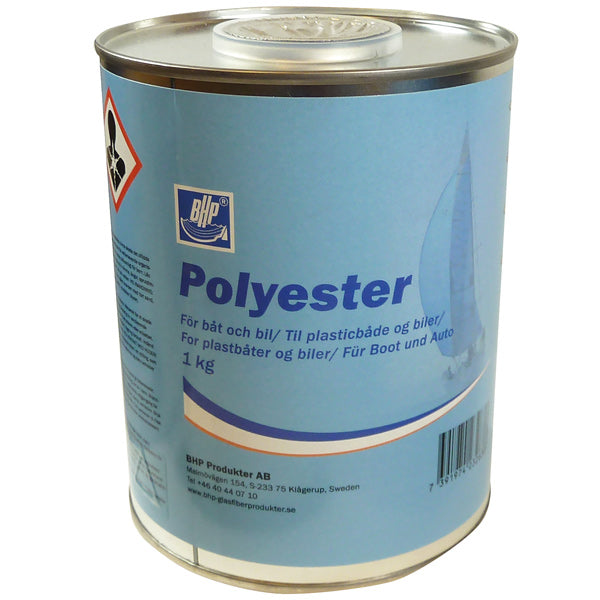 BHP Polyesterplast 1kg, utan härdare