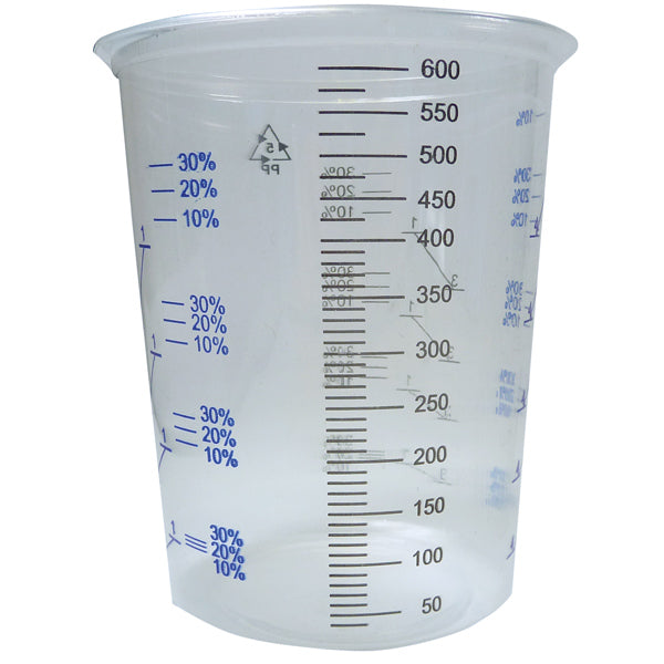 Blandningsmugg 600 ml, frp med 25 st