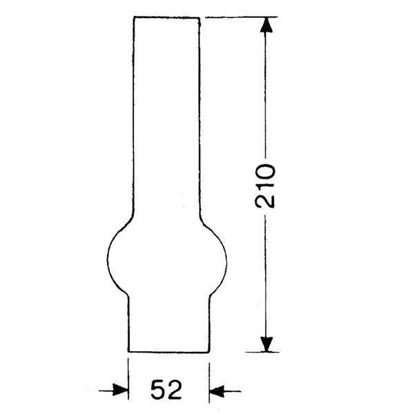 DHR Lampglas 15 x 210 mm