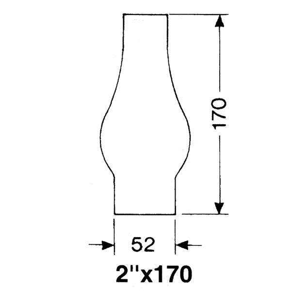 DHR Lampglas 2 x 170 mm