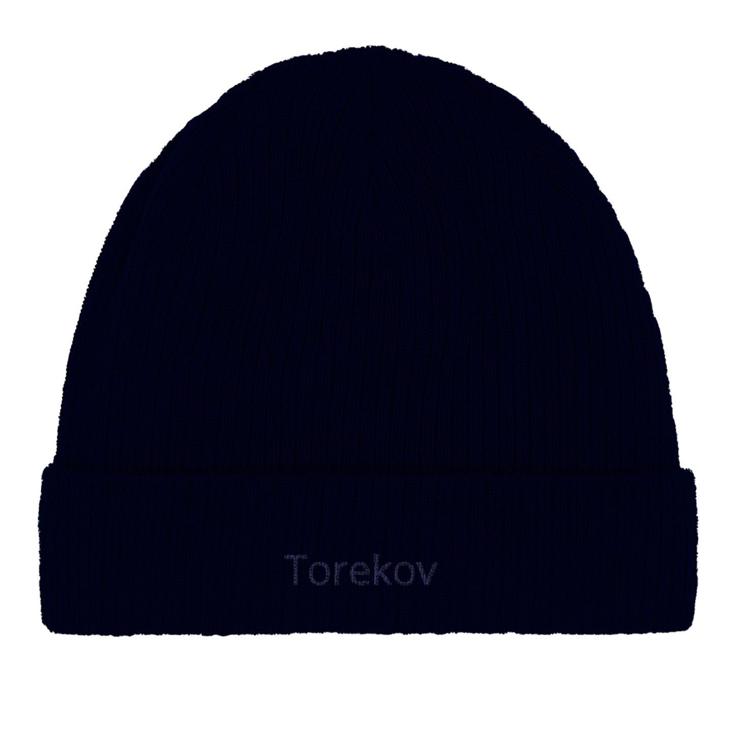 Beanie i ekologisk bomull med Torekov i brodyr