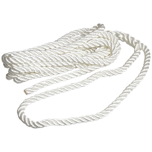 Robline förtöjning 3-slagen, Vit 14mm x 10m