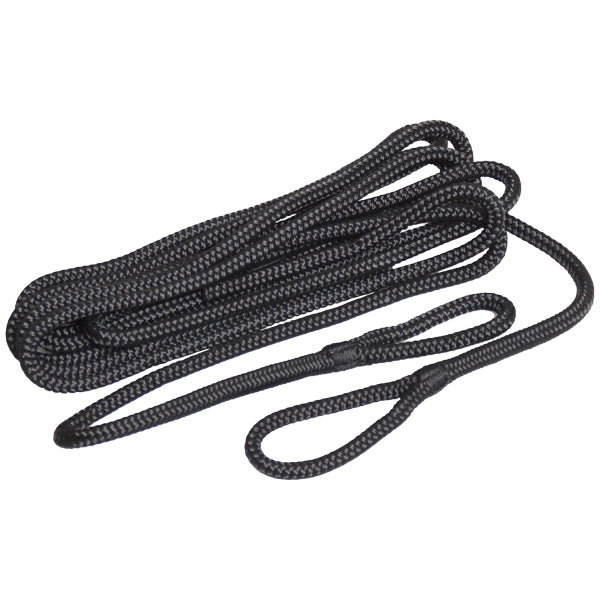Robline fendertlina flätad 2-pack svart 8mm x 2m