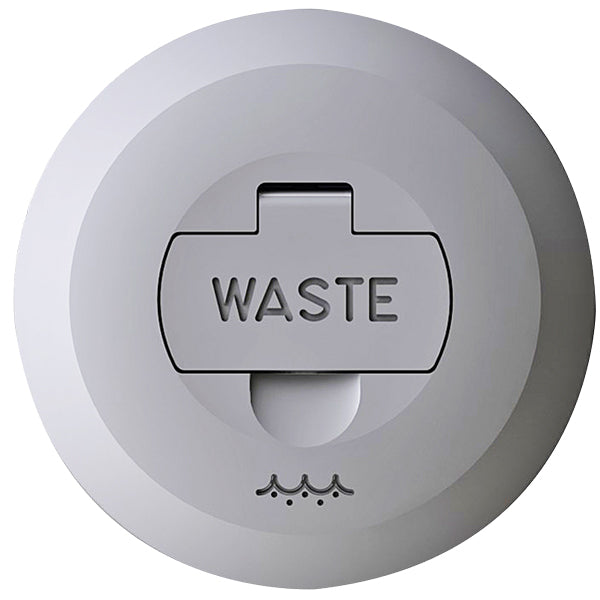 Lock med lås till däcksförskruvning, waste