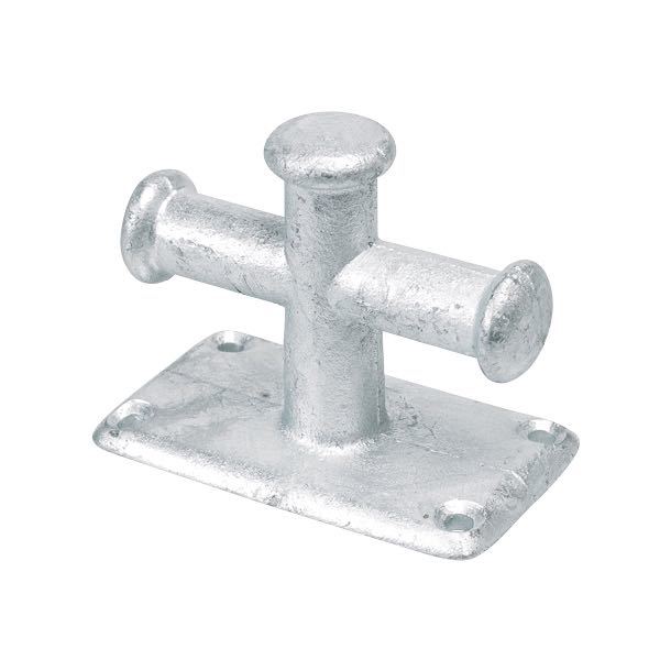 Bryggpollare galvaniserad enkel 140 x 80mm