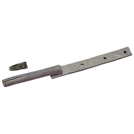 Bladbeslag med kil, varmgalvaniserat stål. 300 x19mm