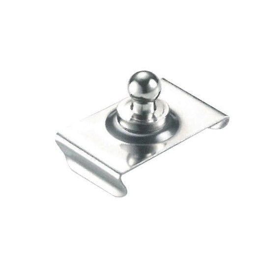 Loxx knopp med RF stålplatta för vindruta 24mm, 10st.