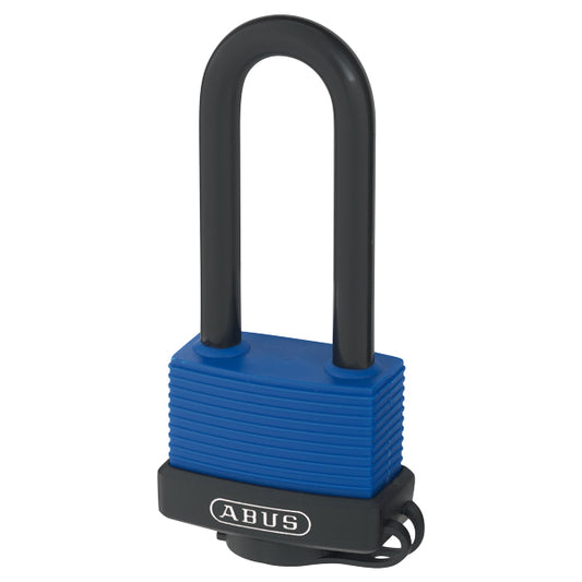 Abus hänglås hög härdad bygel plastförseglat 45mm
