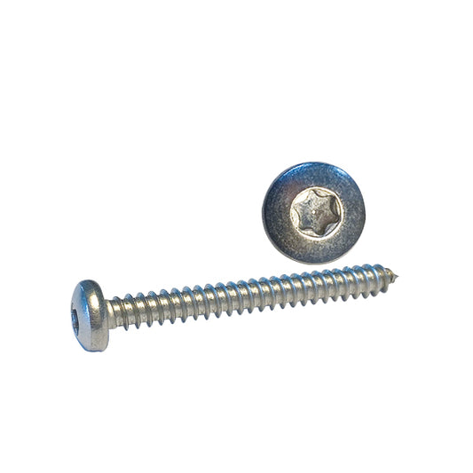 Skruv Cylinderhuvud 4,8 x 38 a4 Torx-spår ISO14585 100st.
