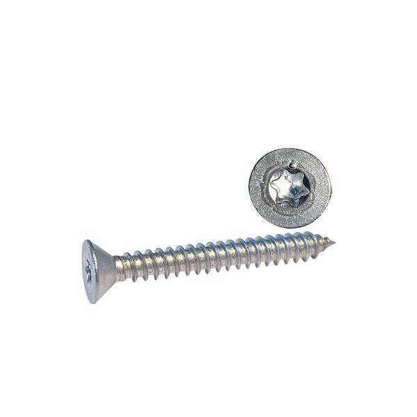 Skruv flatförsänkt 4,8 x 32 A4 Torx-spår ISO14586 10st.