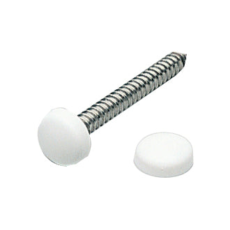 Täckbricka vit Ø4.8 - 6.0mm, påse med 20st.