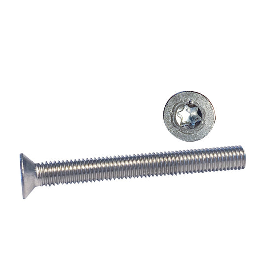Maskinskruv flatförsänkt Torx 10x60 a4 100st